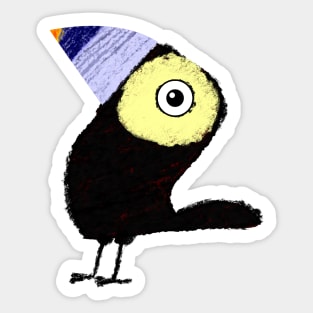 Mister Blue Bird Sticker